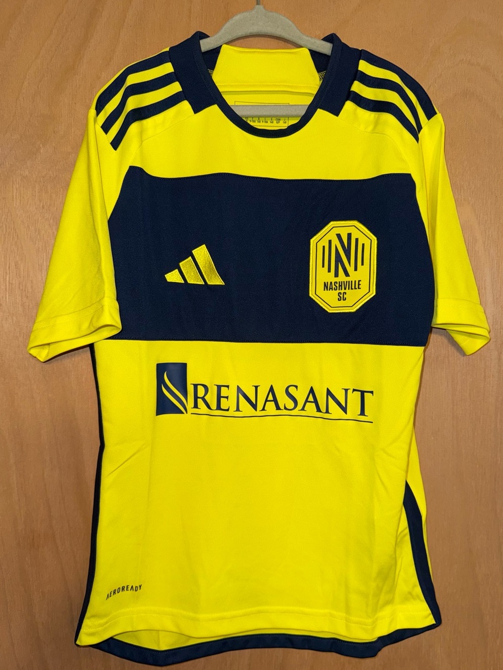 NEW Adidas Nashville SC Jersey Kids Small 9-10 years MLS Soccer Retail $80